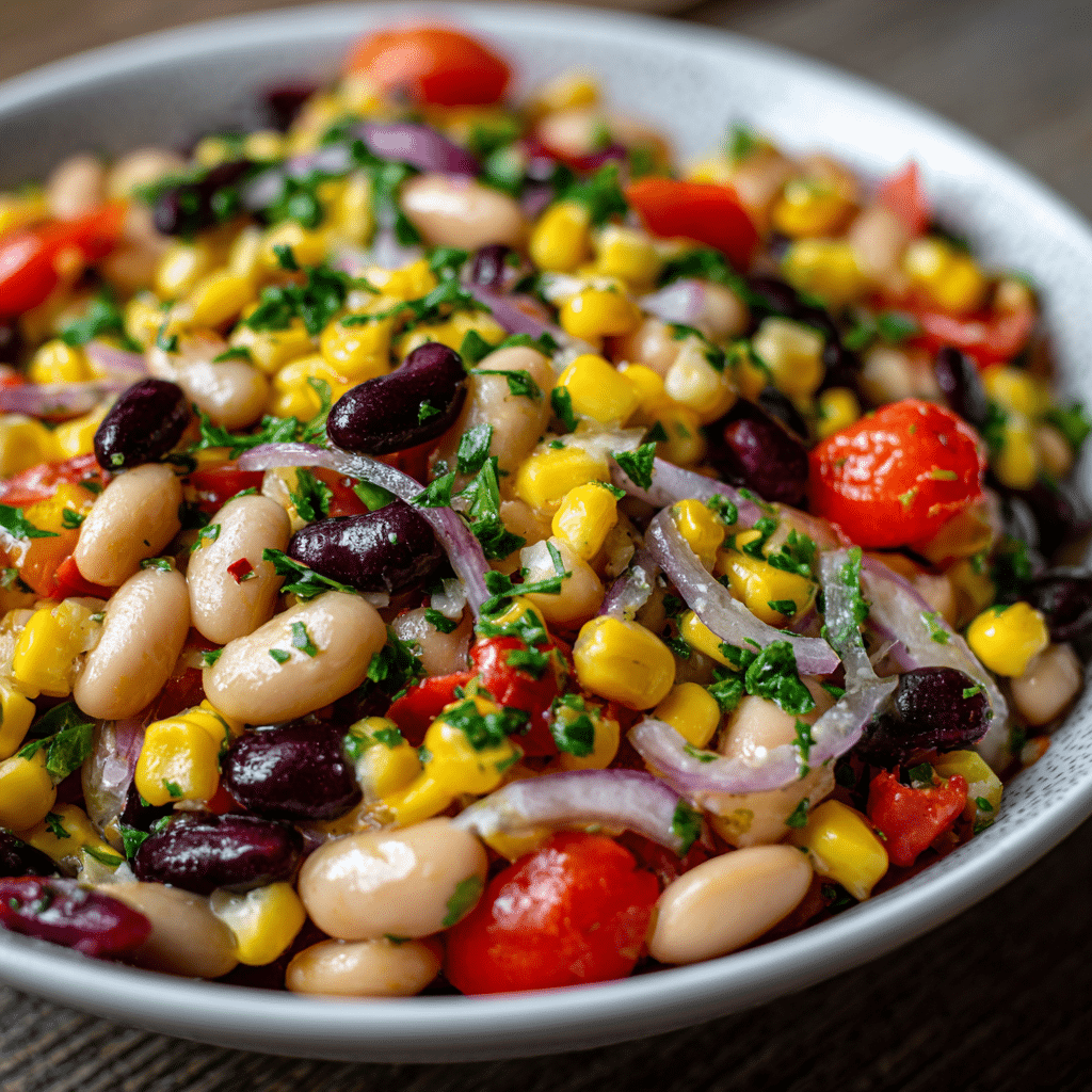Easy Bean Corn Salad Recipe - Recipe Image