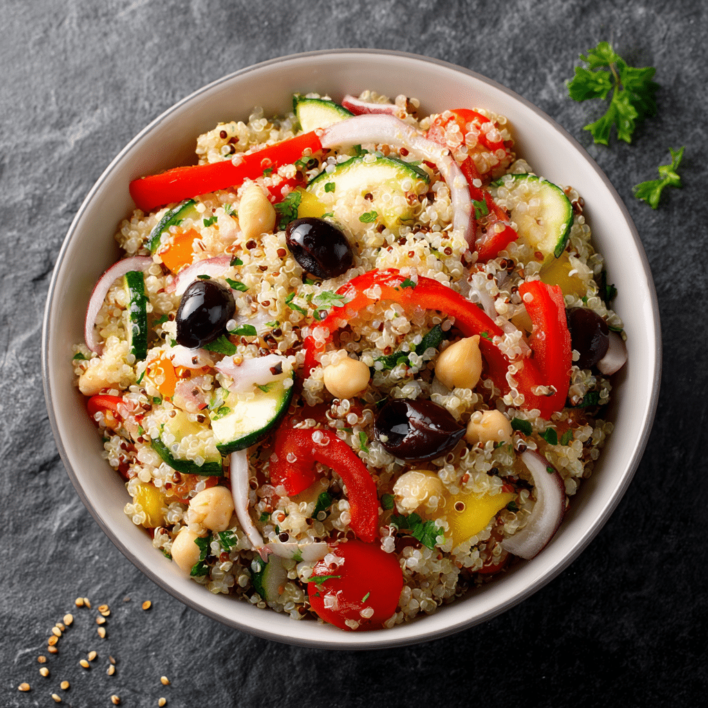 Quinoa Veggie Salad Recipe - Recipe Image