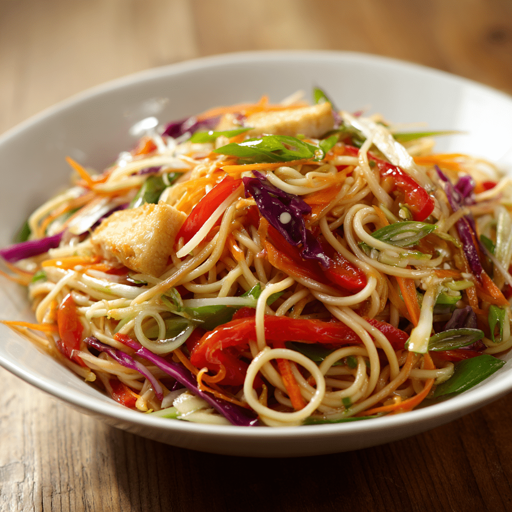 Asian Noodle Salad Recipe - Recipe Image