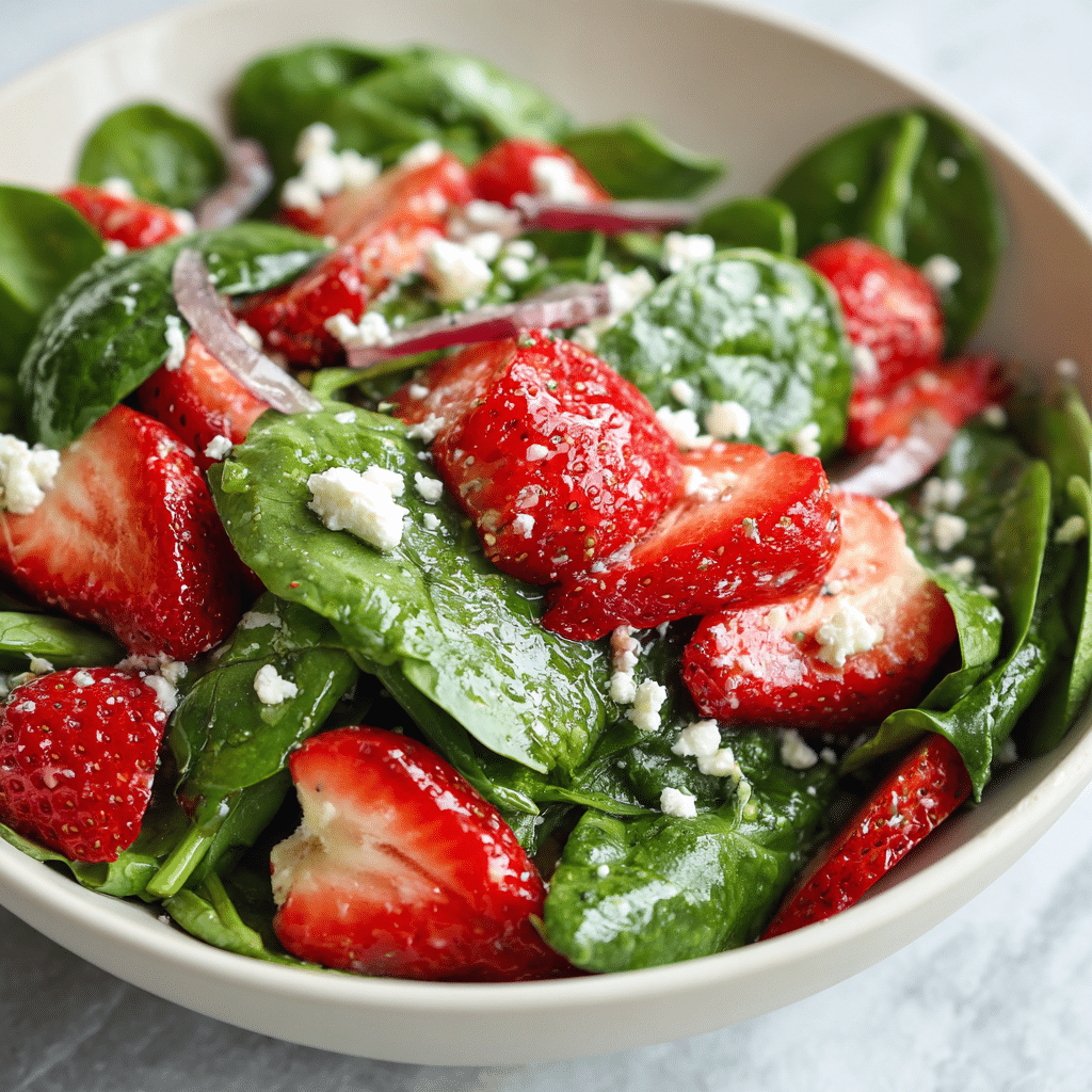 Strawberry Spinach Salad Recipe - Recipe Image
