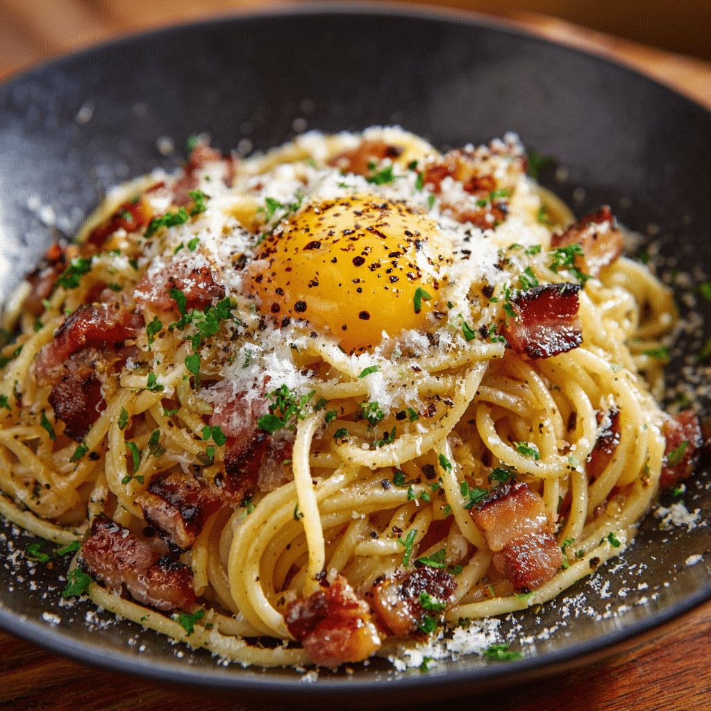 Carbonara Spaghetti Recipe - Recipe Image