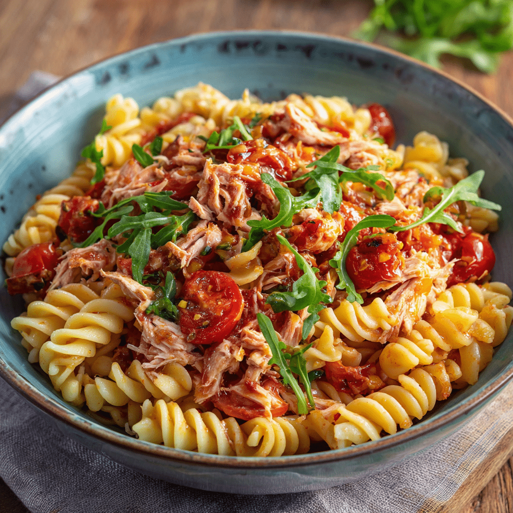 Tuna Tomato Pasta Recipe - Recipe Image
