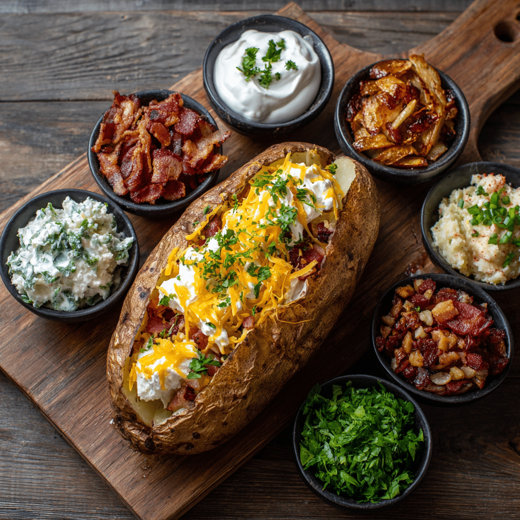 Baked Potato Bar Recipe - Recipe Image