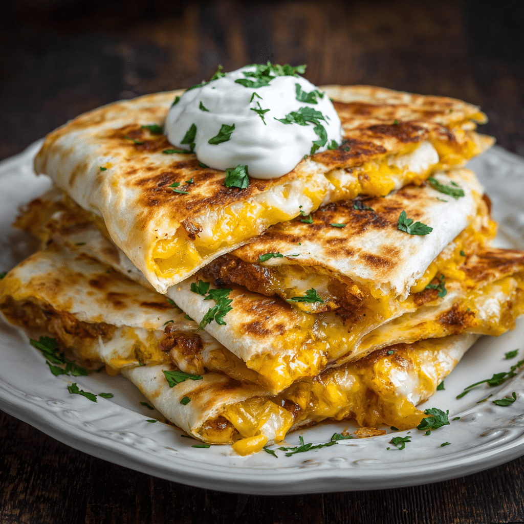 Cheesy Quesadillas Recipe - Recipe Image
