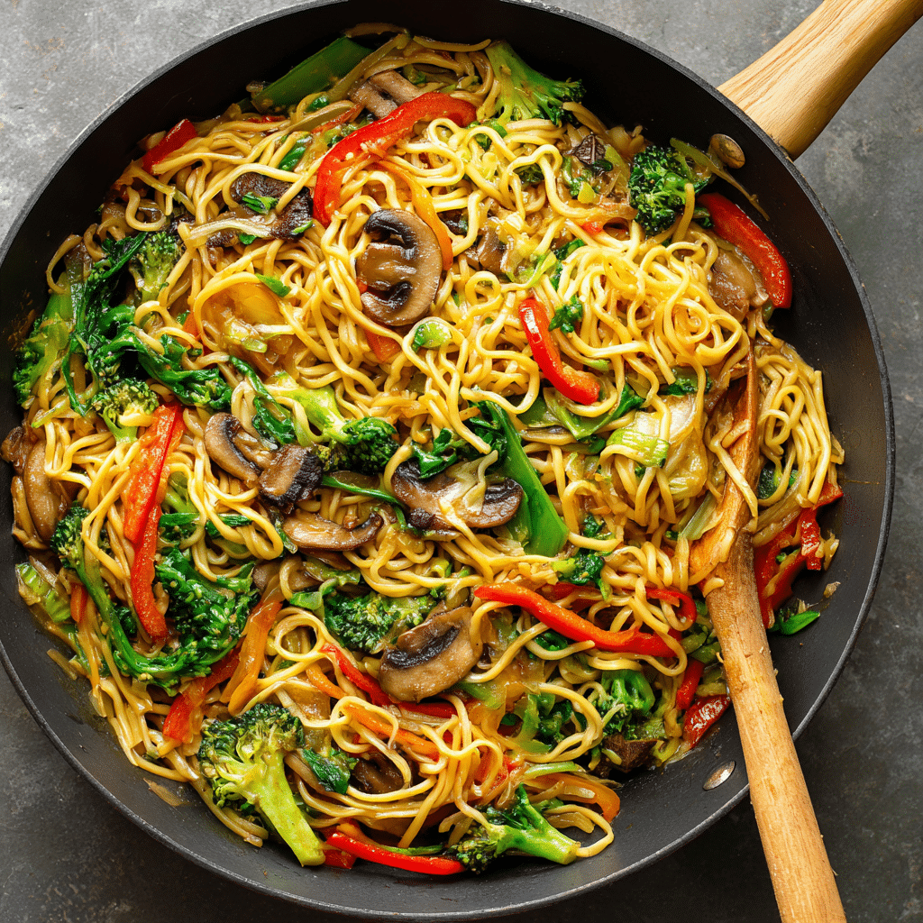 Veggie Stir-Fry Noodles Recipe - Recipe Image