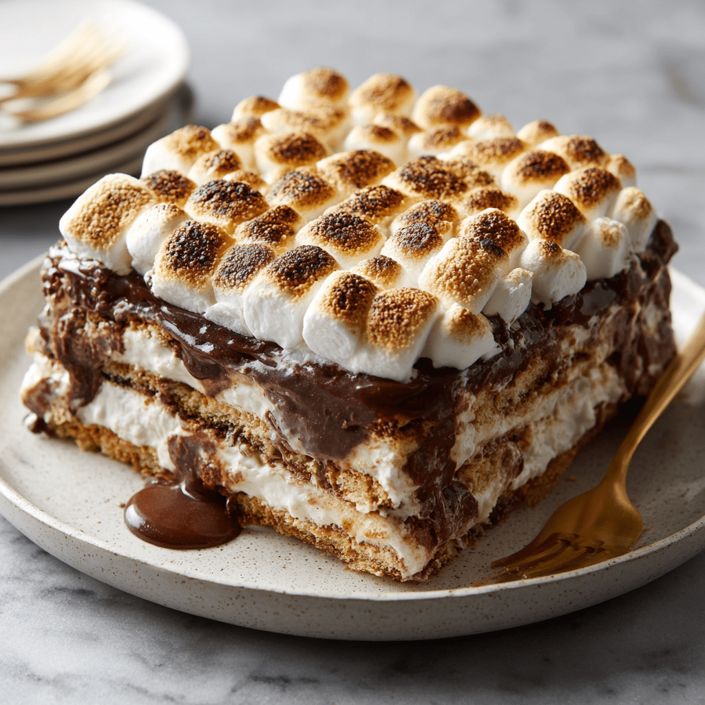 S’mores Icebox Cake Recipe - Recipe Image
