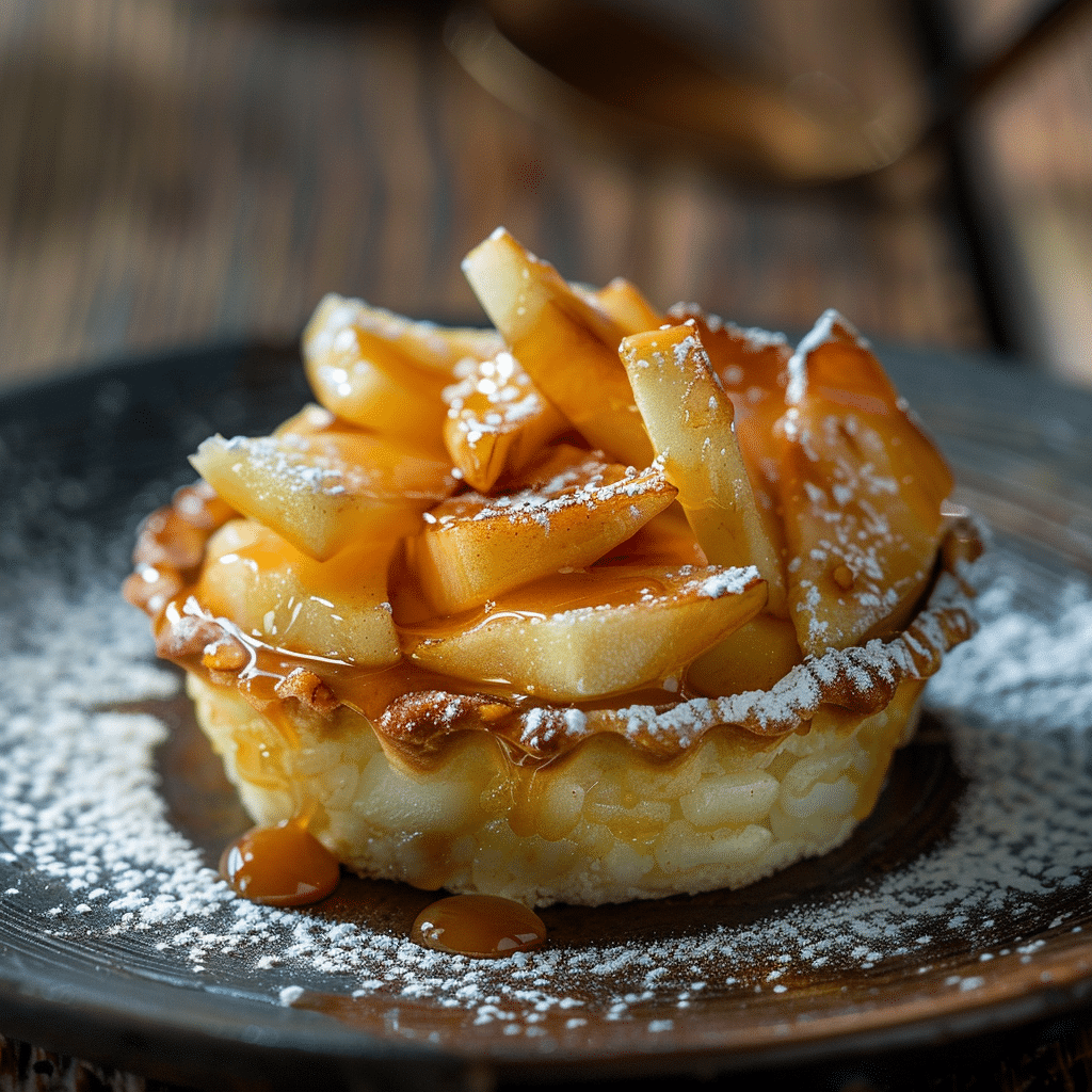 Caramel Apple Rice Tartlet Recipe - Recipe Image