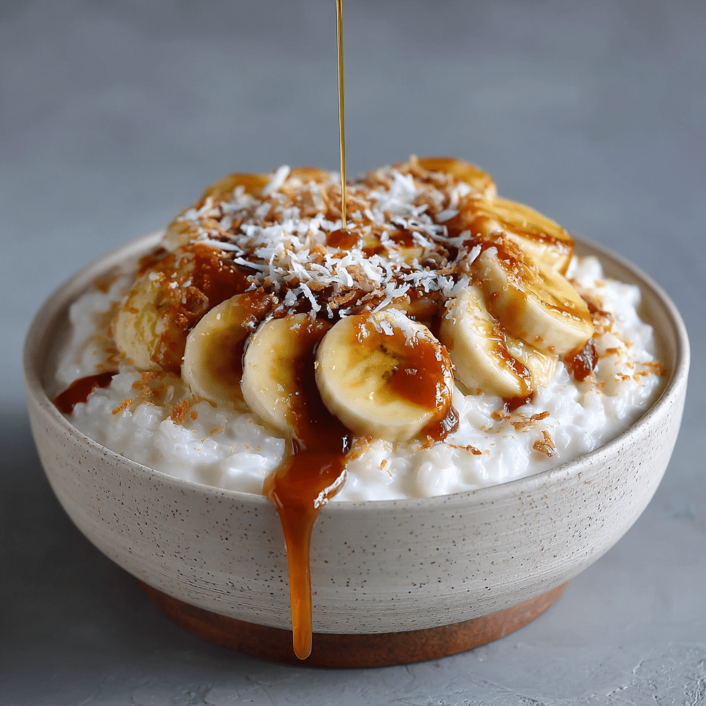 Caramel Coconut Banana Rice Indulgence Recipe - Recipe Image