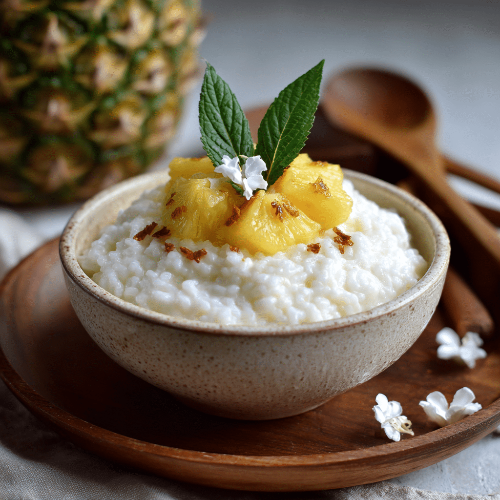 Pineapple Vanilla Cream Rice Dream Recipe - Recipe Image