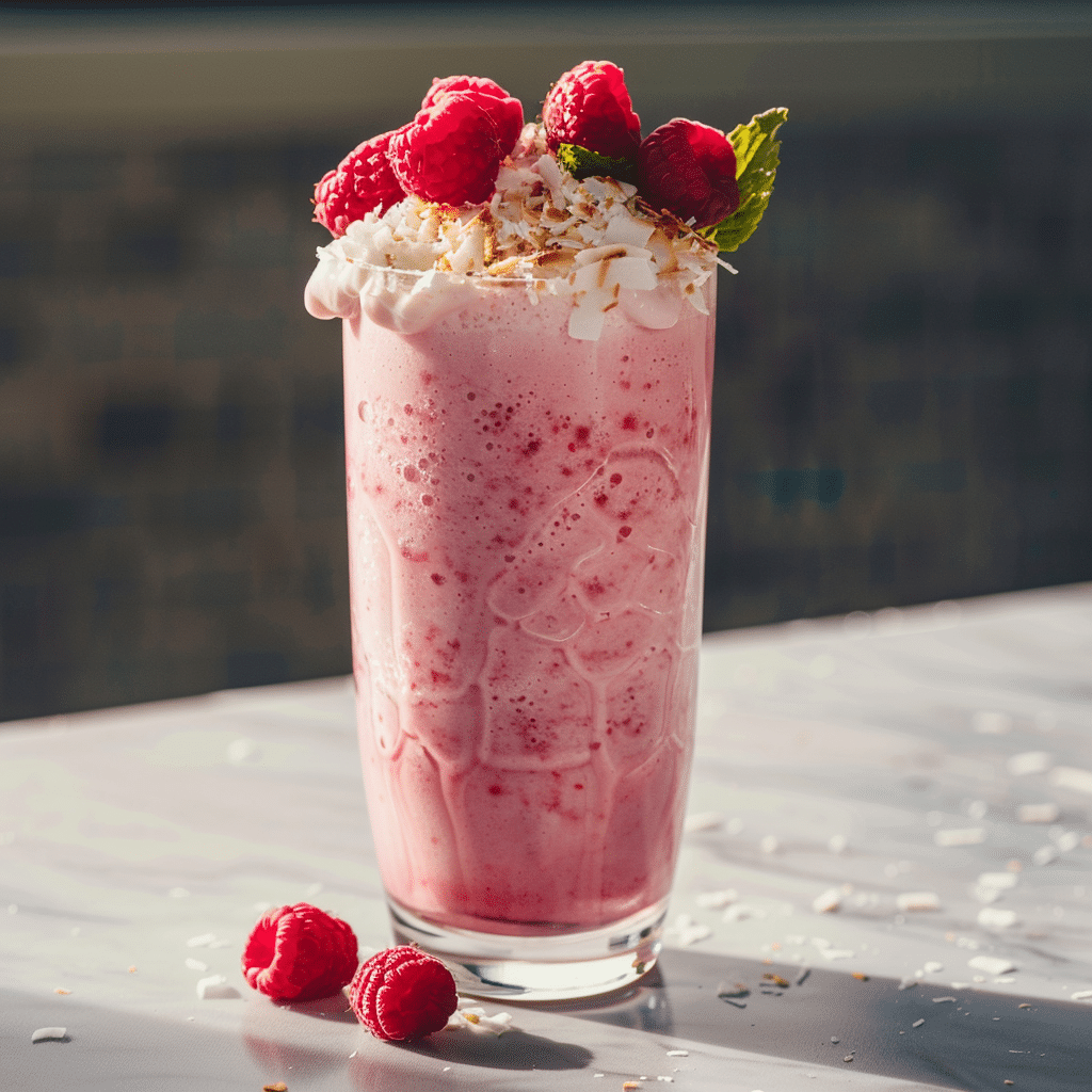 Raspberry Coconut Smoothie Recipe - Recipe Image