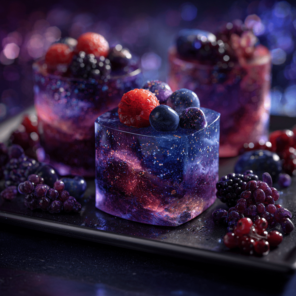 Galaxy Fruit Jelly Cups Recipe - Recipe Image