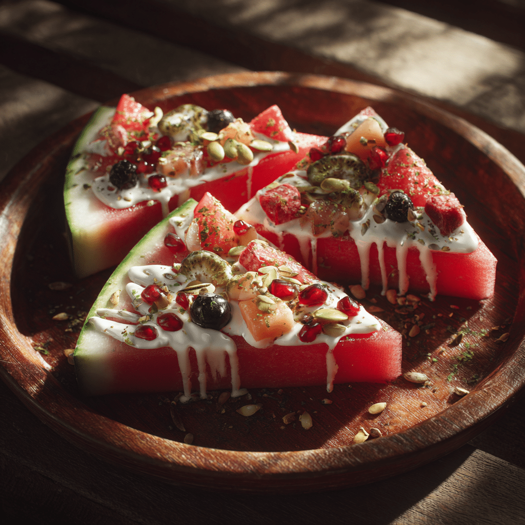 Watermelon Pizza Slices Recipe