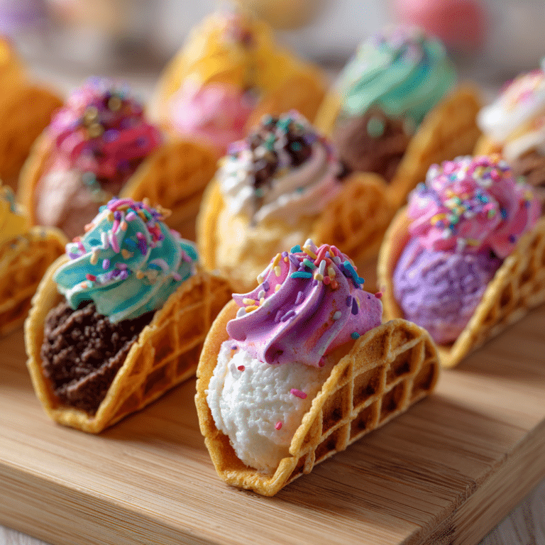 Mini Ice Cream Taco Shells Recipe