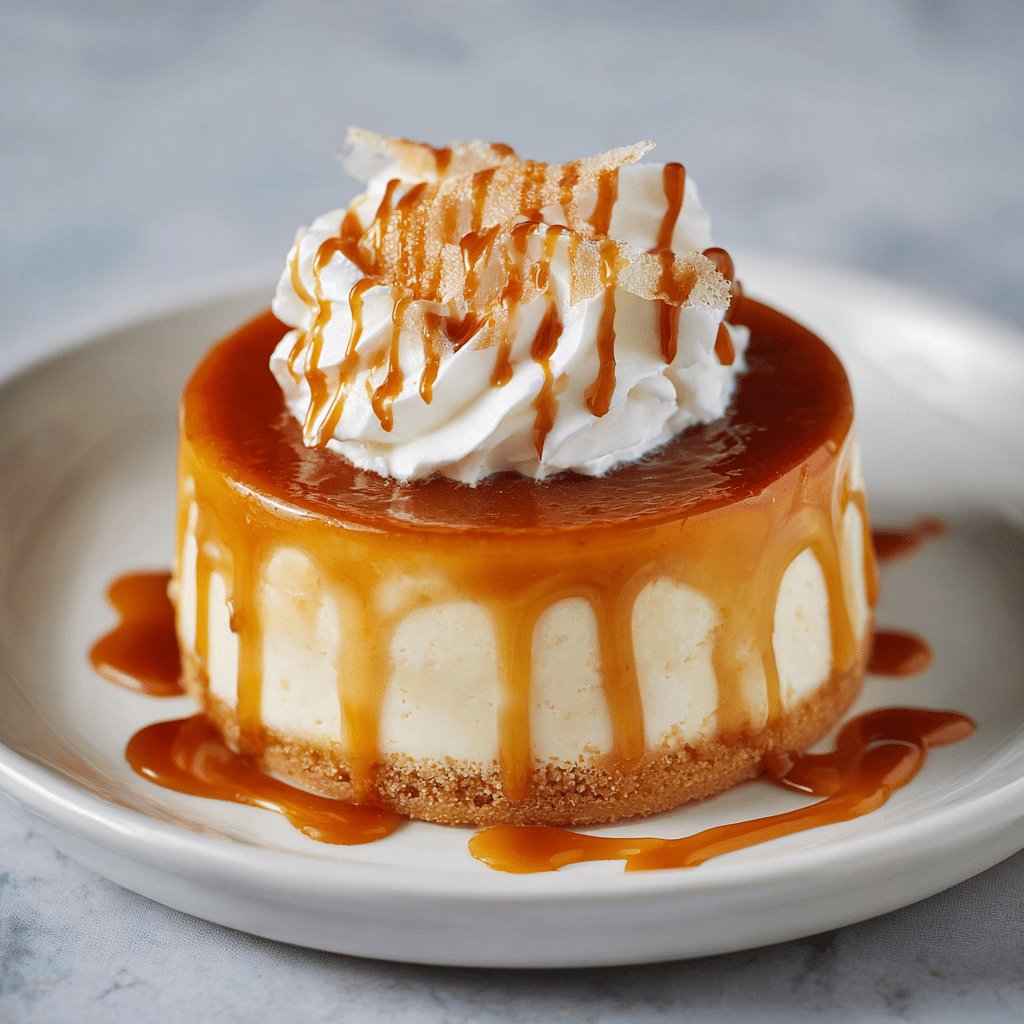 Caramel Disk with Cream Touch Recipe - Recipe Image