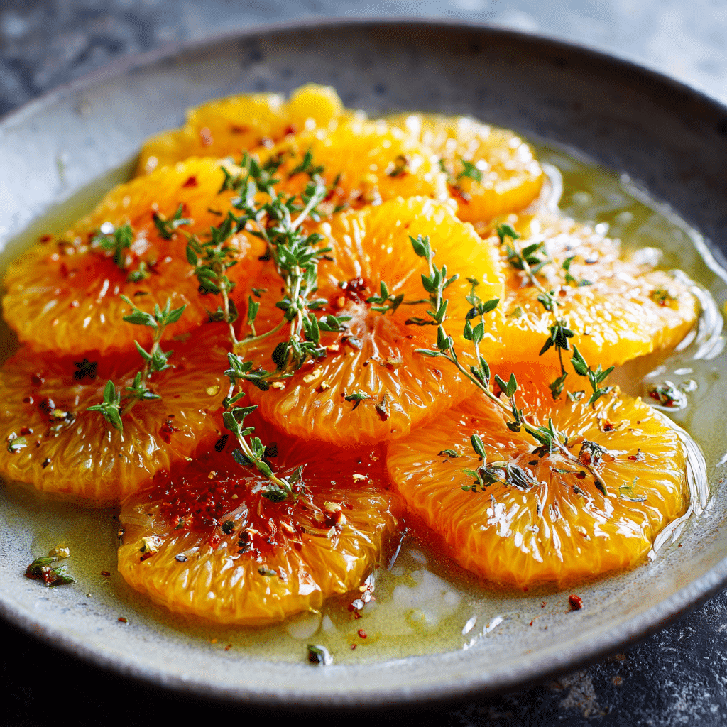 Orange Segment with Honey and Thyme Recipe - Recipe Image