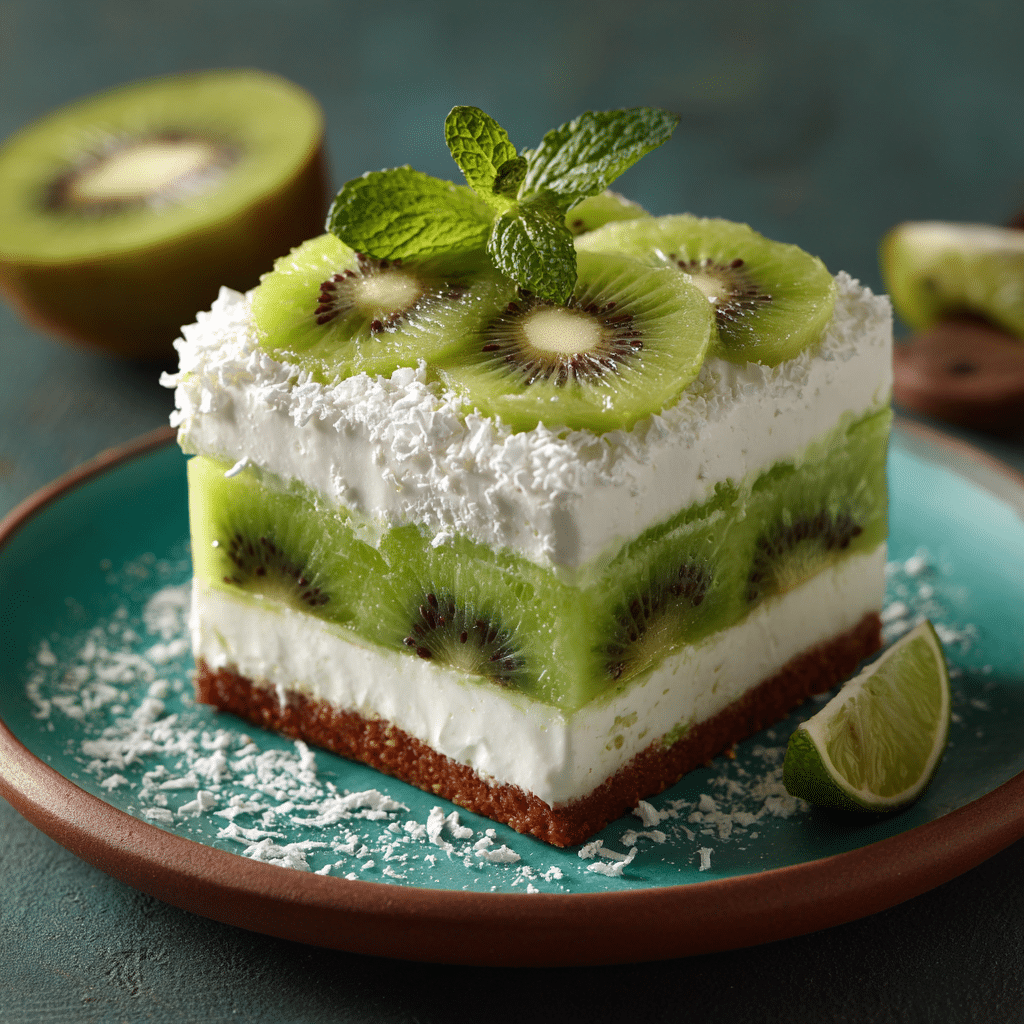 Frozen Kiwi Mint Layers Recipe - Recipe Image
