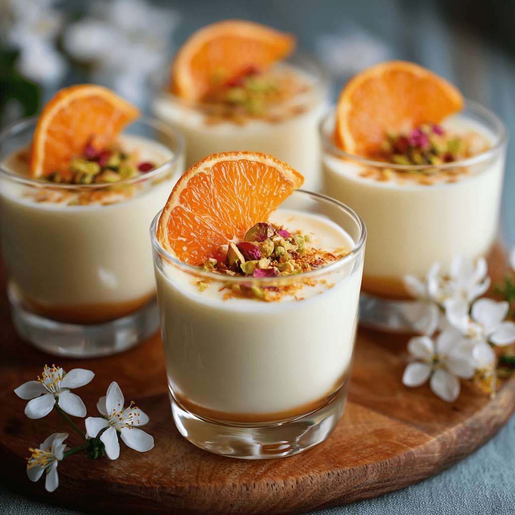Orange Blossom Panna Cotta Glass Recipe - Recipe Image