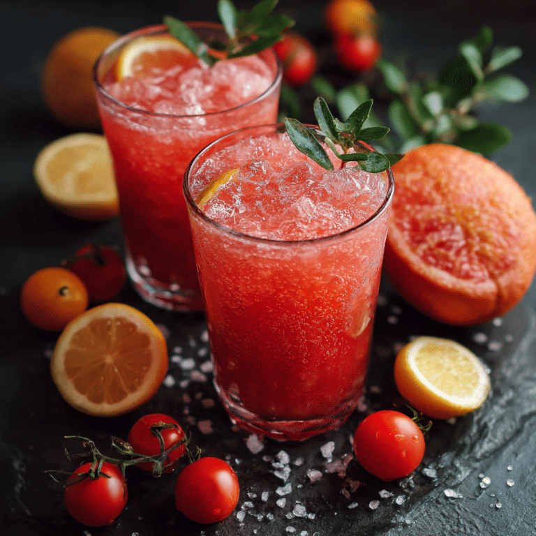 Tomato Water & Citrus Crystal Drink Recipe