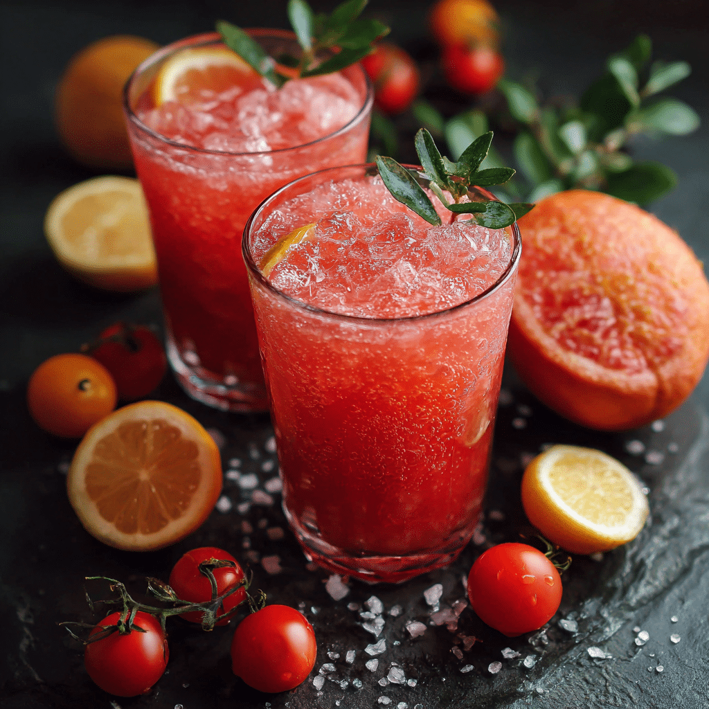 Tomato Water & Citrus Crystal Drink Recipe