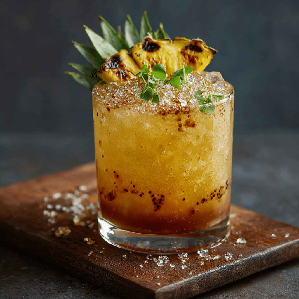 Charred Pineapple & Soy Caramel Cooler Recipe - Recipe Image