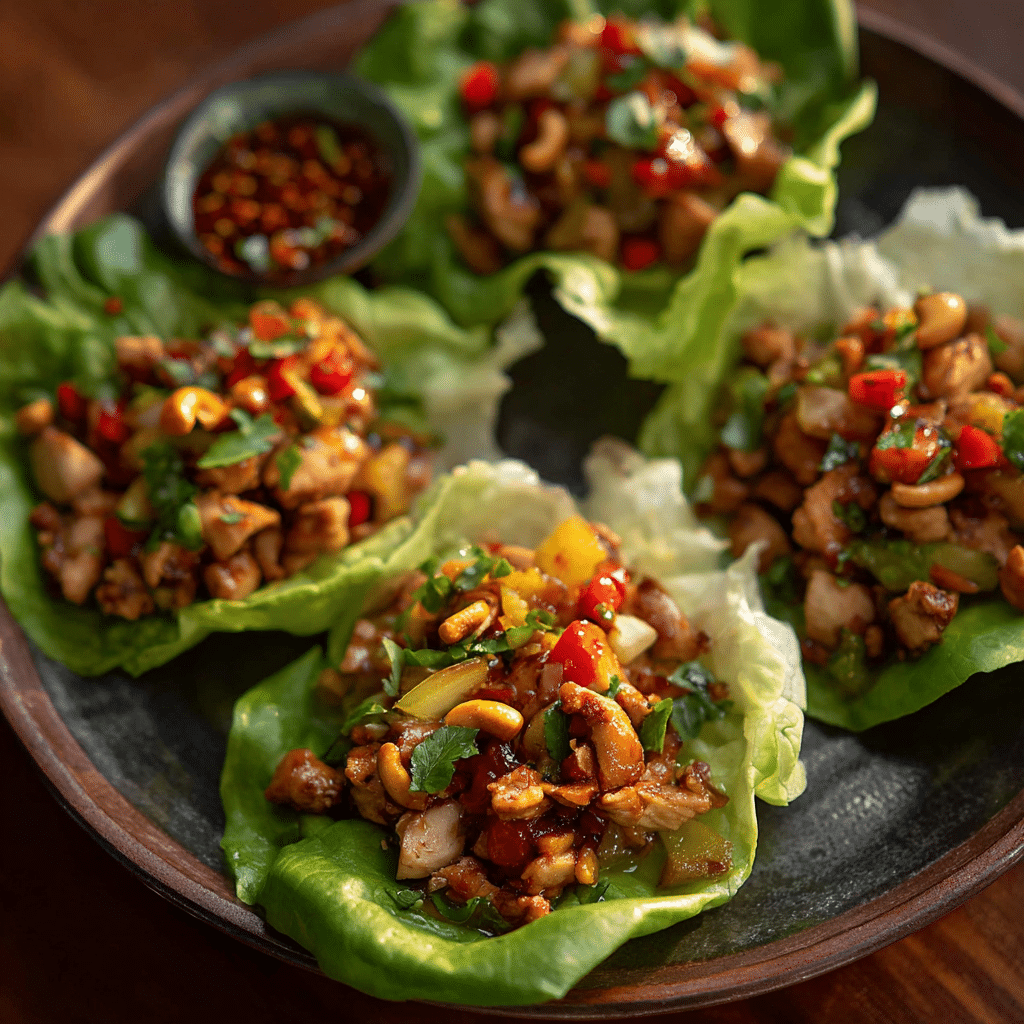 Chicken Lettuce Wraps Recipe - Recipe Image