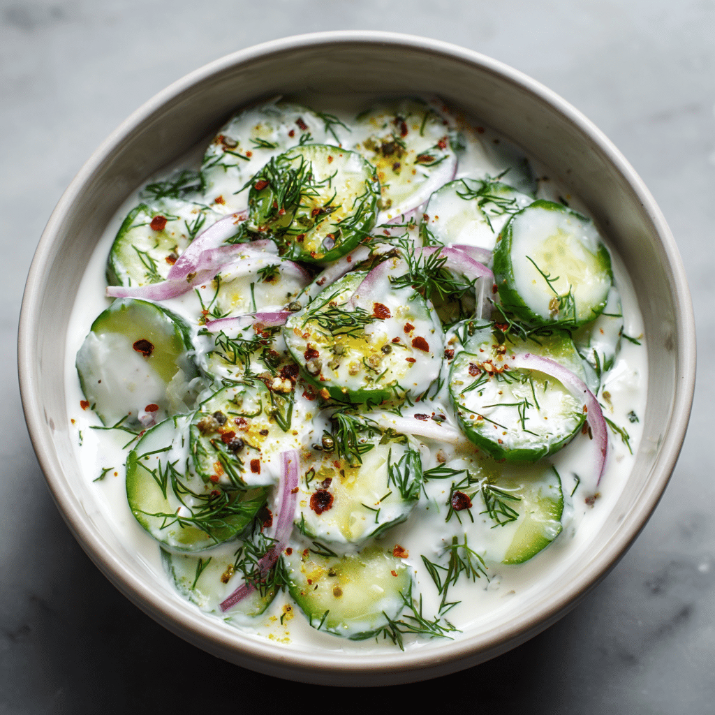 Cucumber Yogurt Salad Recipe - Recipe Image