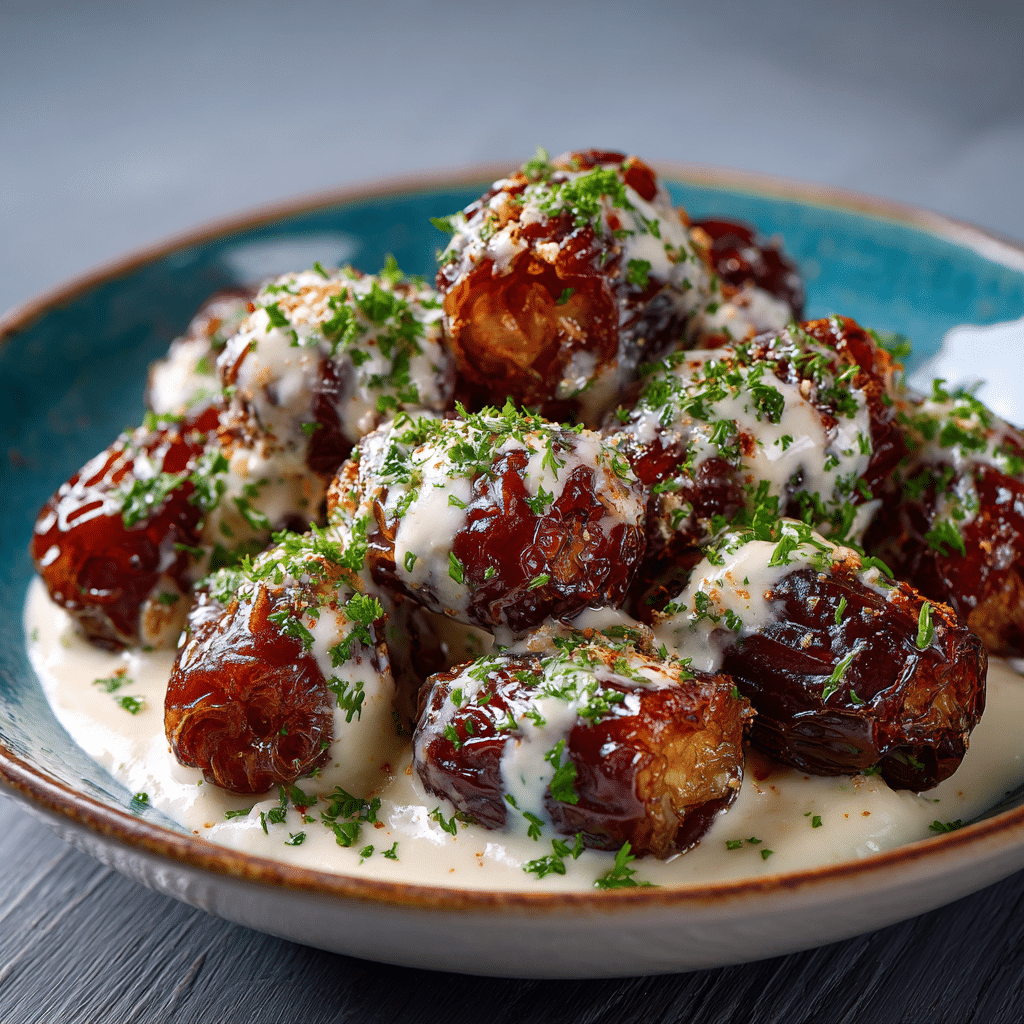 Stuffed Dates with Yogurt Recipe - Recipe Image