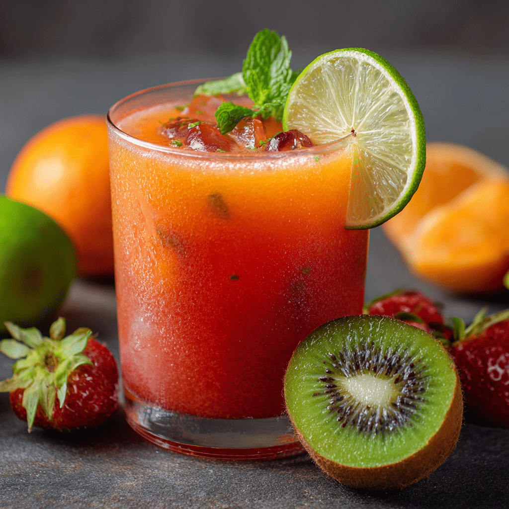 Mixed Fruit Juice Recipe - Recipe Image