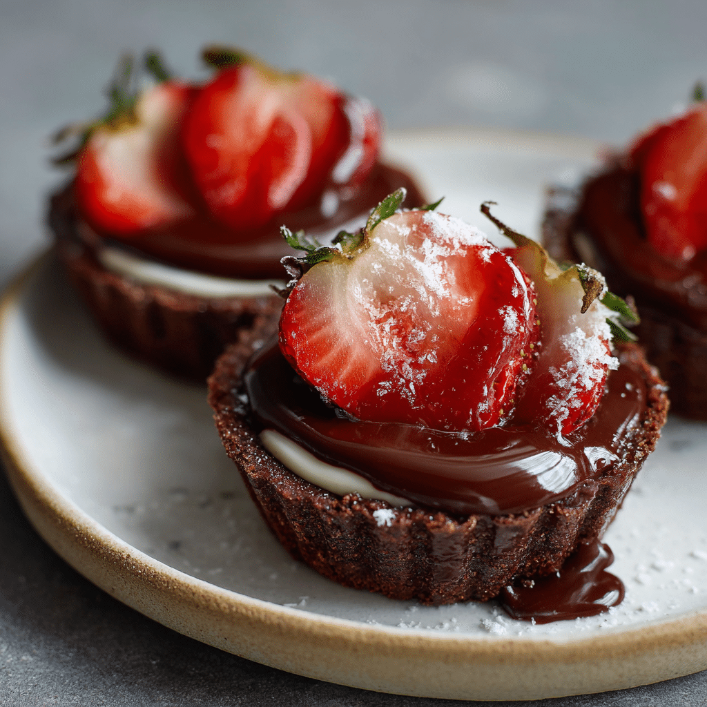 Chocolate Strawberry Cups Recipe - Recipe Image