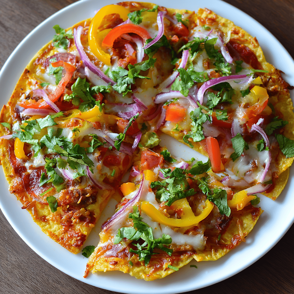 Tortilla Pizza Recipe - Recipe Image