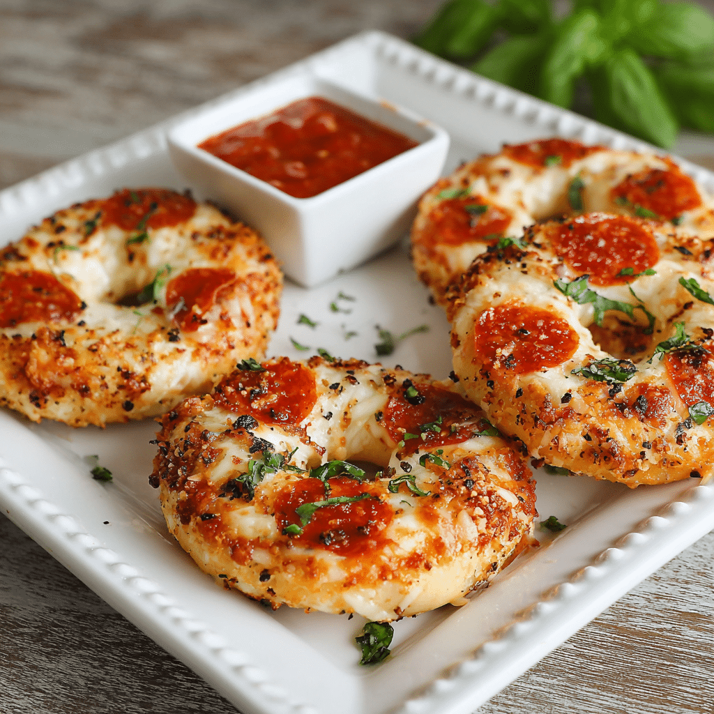 Mini Pizza Bagels Recipe - Recipe Image