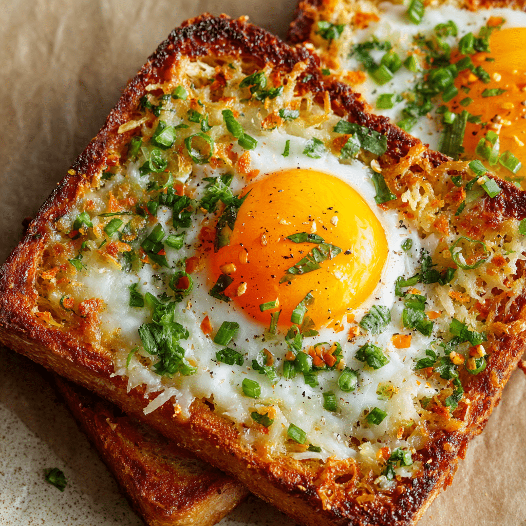 Grated Egg Toast Recipe - Recipe Image