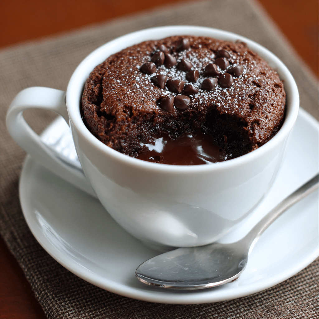 Chocolate Mug Cake Recipe - Recipe Image