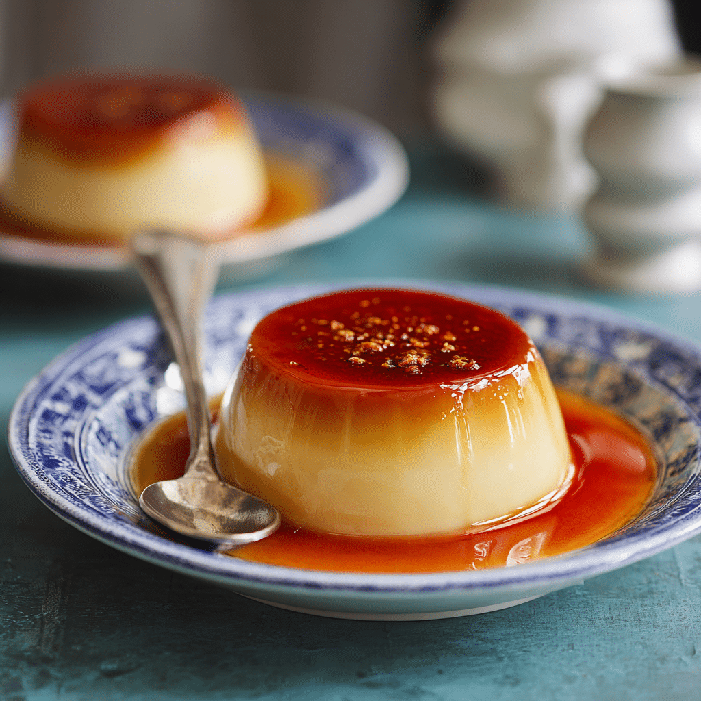 Caramel Custard Recipe - Recipe Image