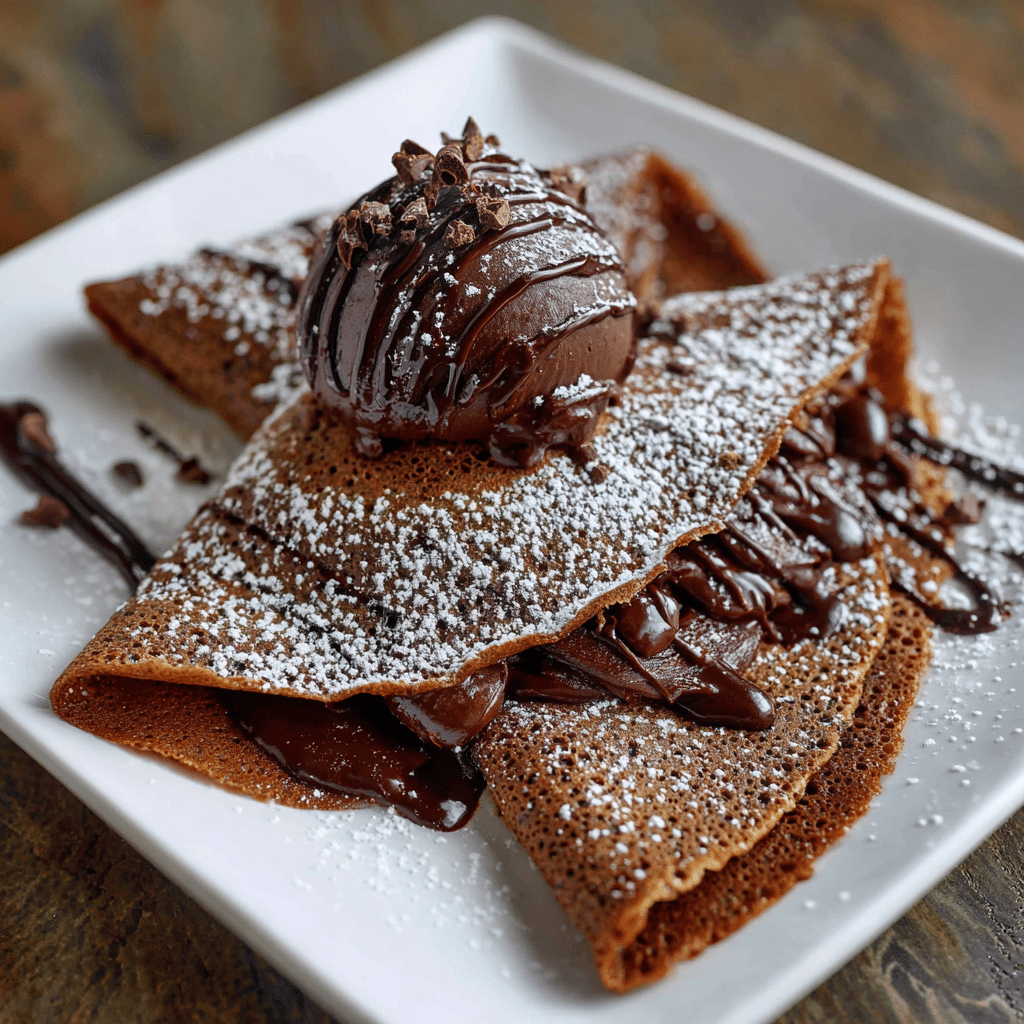 Chocolate Crepes Recipe - Recipe Image
