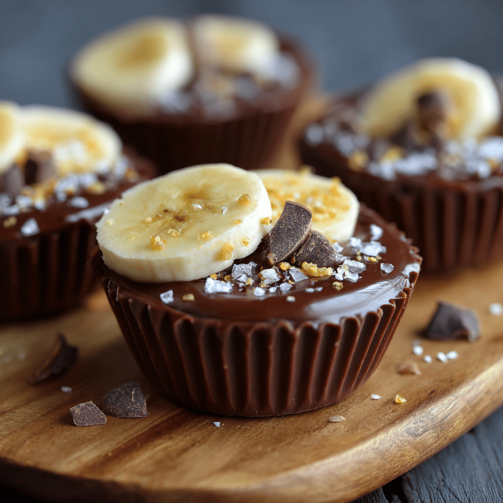 Banana Chocolate Cups Recipe - Recipe Image