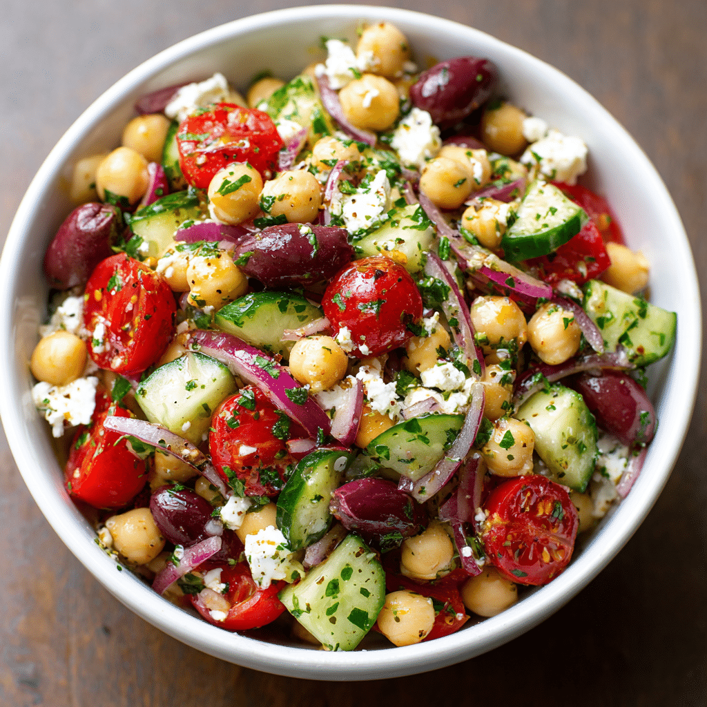 Mediterranean Chickpea Salad Recipe