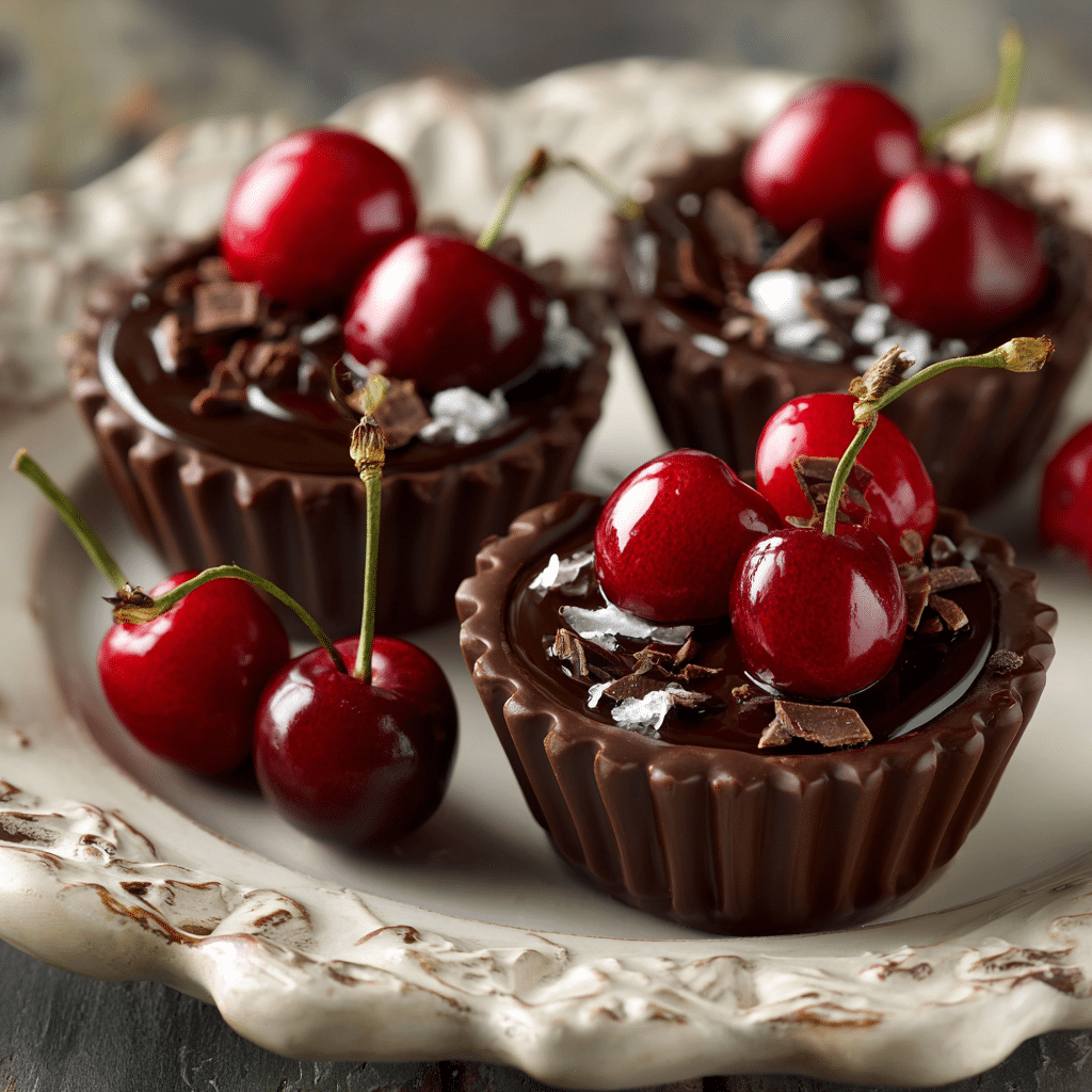 Cherry Chocolate Cups Recipe - Recipe Image