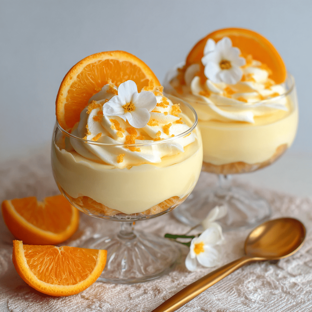 Orange Cream Dessert Recipe - Recipe Image