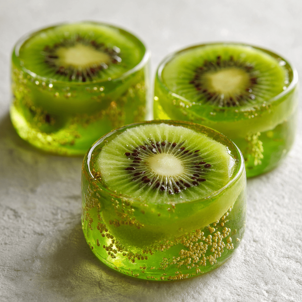 Kiwi Jelly Cups Recipe - Recipe Image