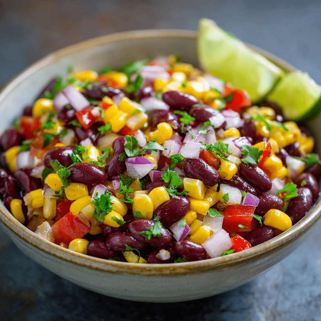 Easy Bean Corn Salad Recipe - Recipe Image
