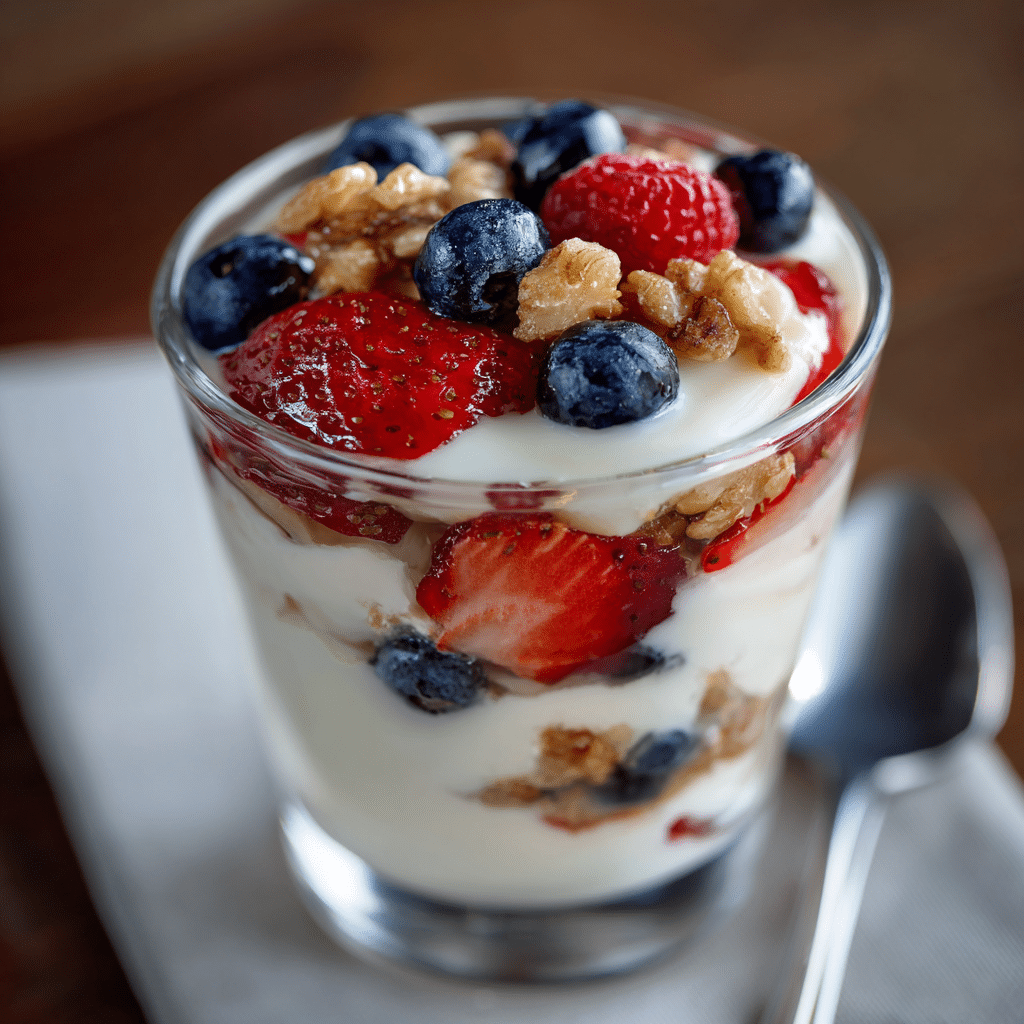 Fruit Yogurt Parfait Recipe - Recipe Image