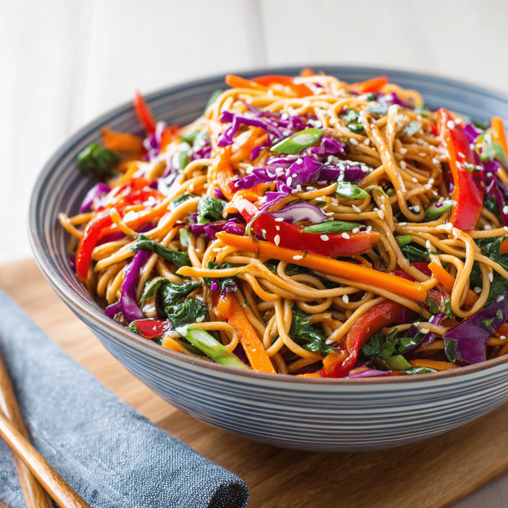 Asian Noodle Salad Recipe - Recipe Image
