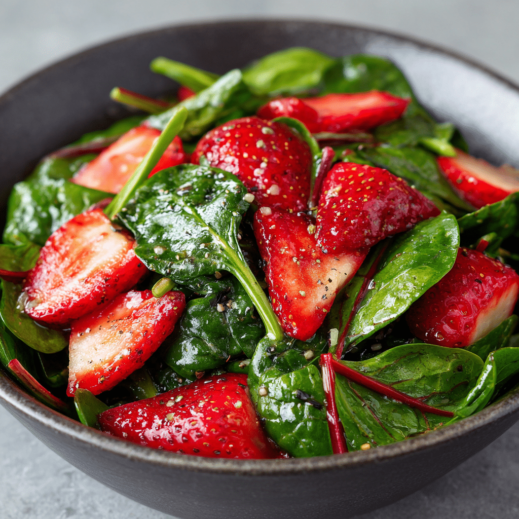 Strawberry Spinach Salad Recipe - Recipe Image