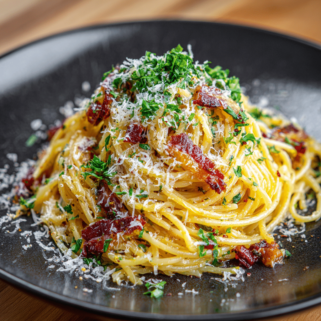 Carbonara Spaghetti Recipe - Recipe Image