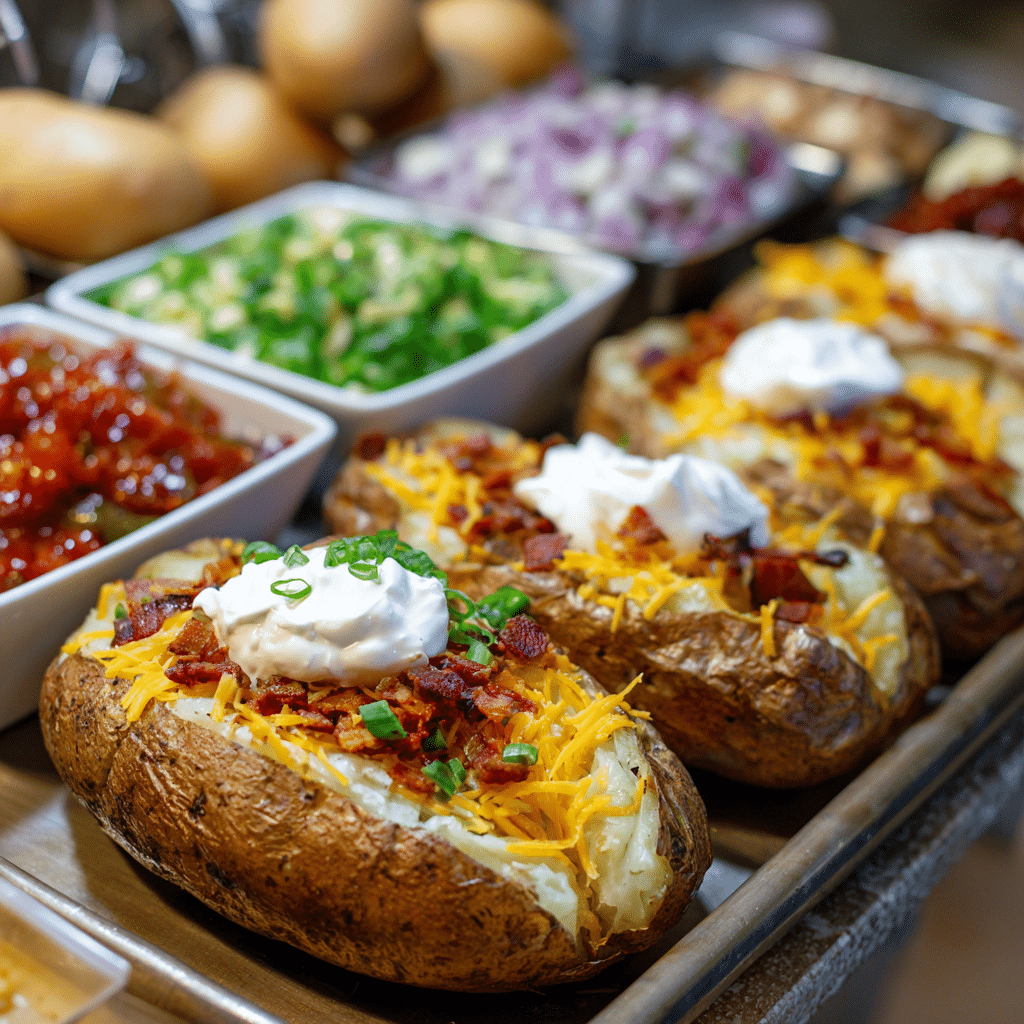 Baked Potato Bar Recipe - Recipe Image