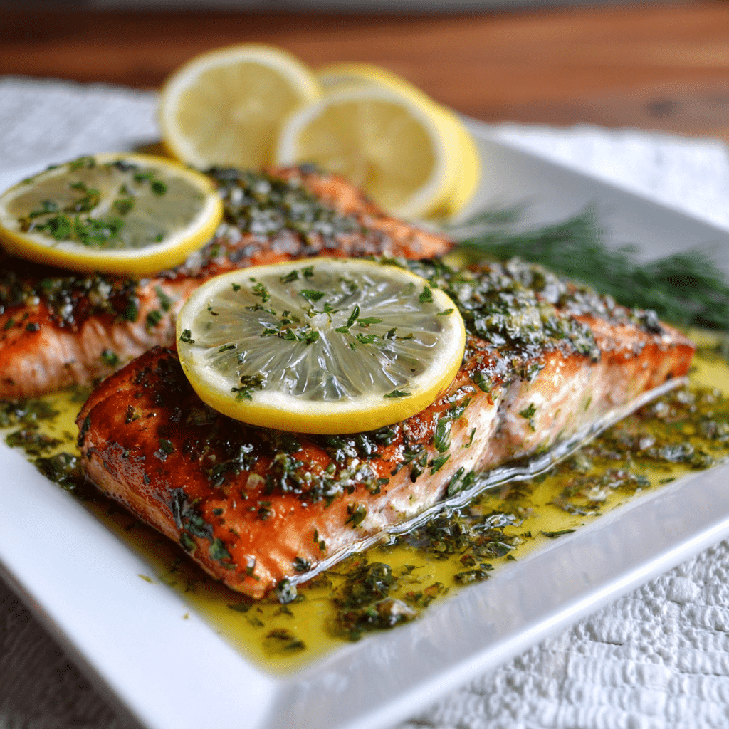 Lemon Herb Salmon Recipe - Recipe Image