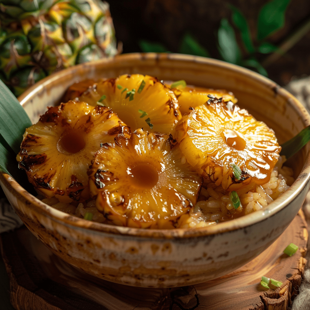 Caramelized Pineapple Rice Bowl Recipe - Recipe Image