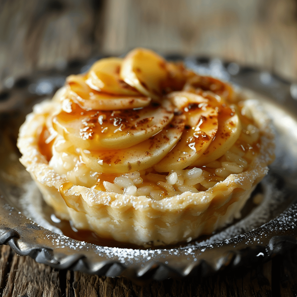 Caramel Apple Rice Tartlet Recipe