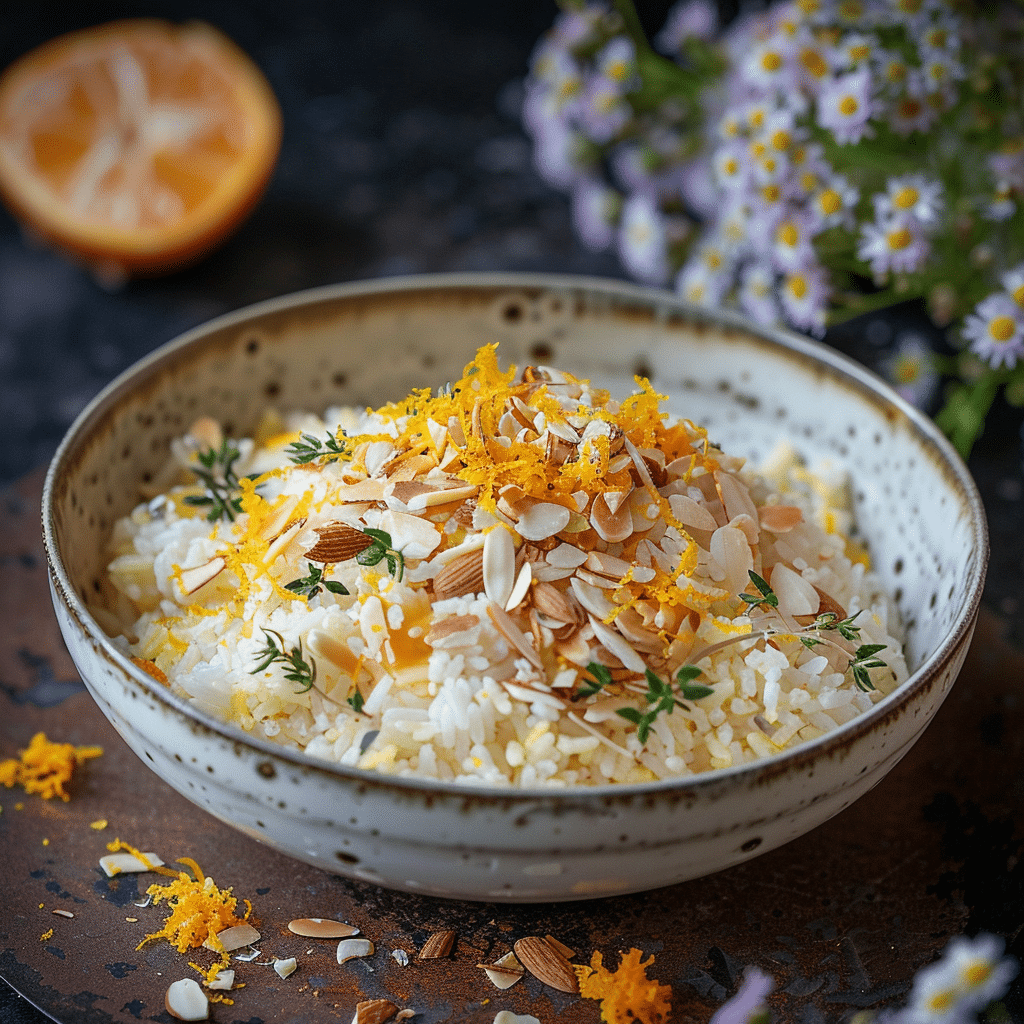 Honey Citrus Almond Rice Glow Recipe - Recipe Image